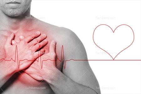 تصویر با کیفیت بیمار قلبی با نوار قلبی گرافیکی